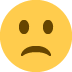twitter version: Slightly Frowning Face