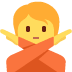 twitter version: Person Gesturing No