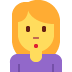 twitter version: Woman Frowning