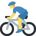 twitter version: Man Cycling