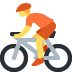 twitter version: Person Biking