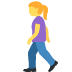 twitter version: Woman Walking