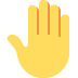 twitter version: Raised Back of Hand