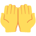 twitter version: Palms Up Together