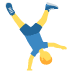 twitter version: Man Cartwheeling