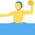 twitter version: Man Playing Water Polo