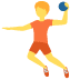 twitter version: Person Playing Handball