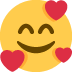 twitter version: Smiling Face with Hearts