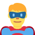 twitter version: Superhero: Man