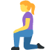 twitter version: Woman Kneeling