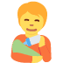 twitter version: Person Feeding Baby