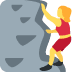 twitter version: Woman Climbing