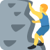 twitter version: Man Climbing