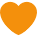 twitter version: Orange Heart