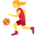 twitter version: Woman Bouncing Ball