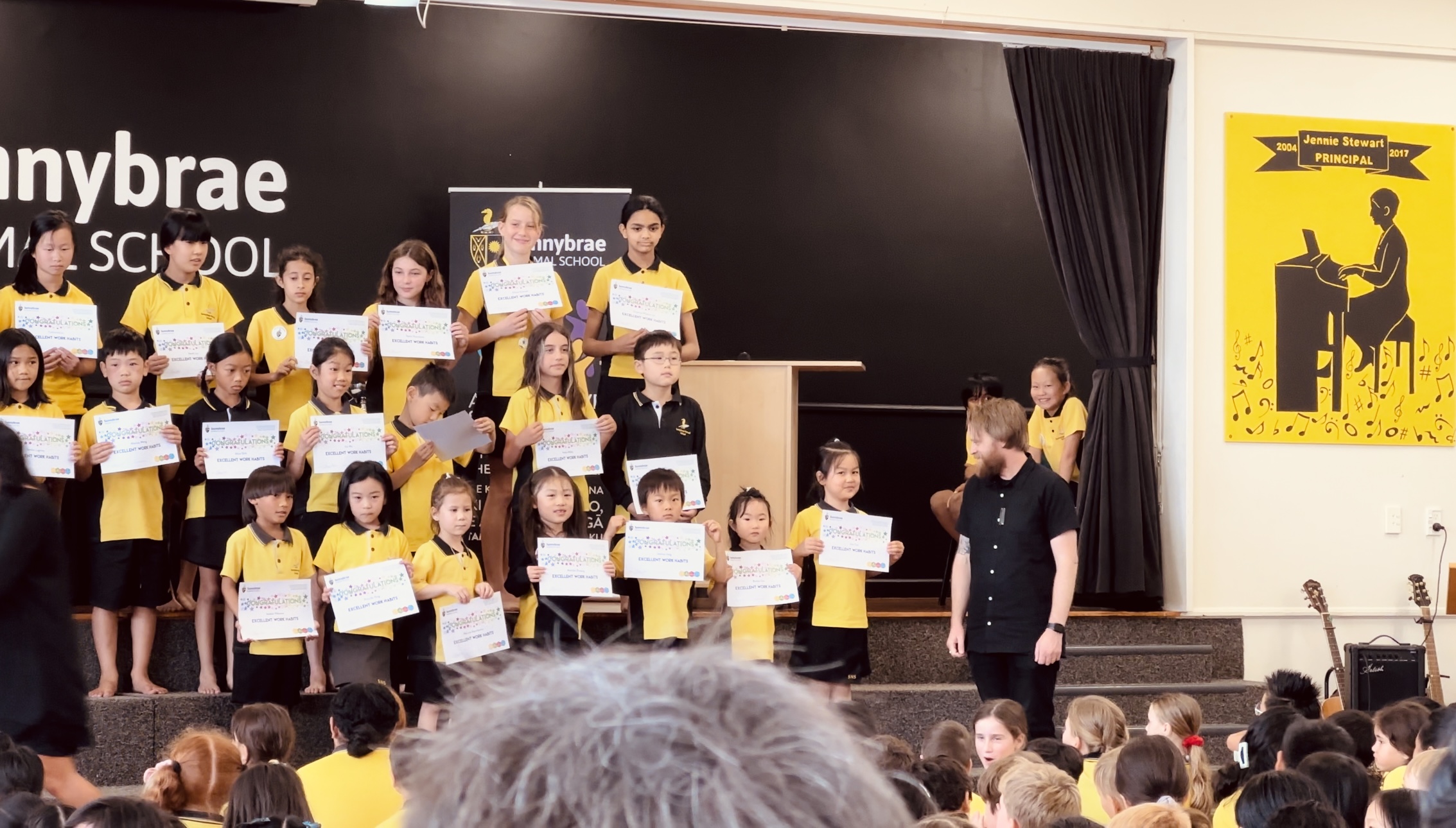 My daughter's school prize giving assembly