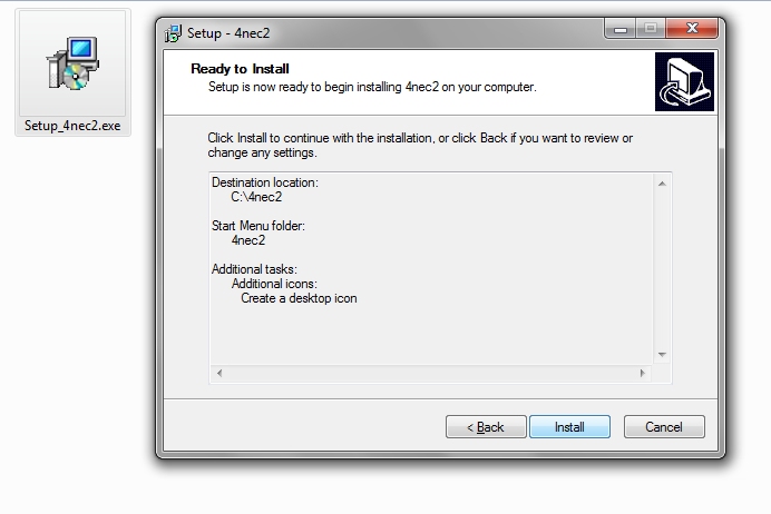 installation de 4nec2