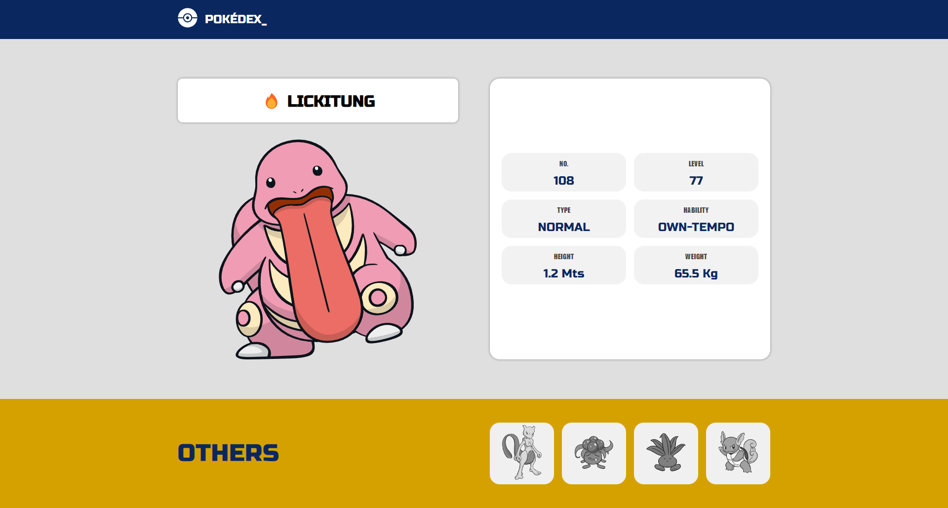 PokeDex for Desktop