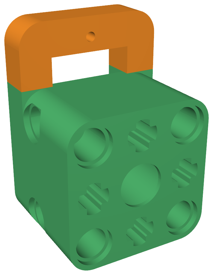 SG90 servo mount: base plus dovetail clamp