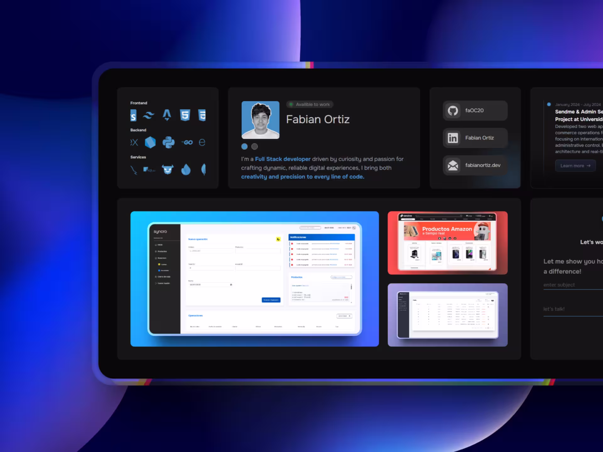 portolio mockup