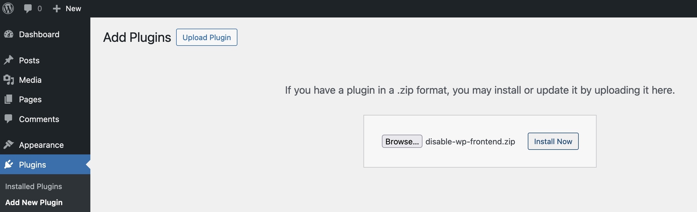 Upload Plugin