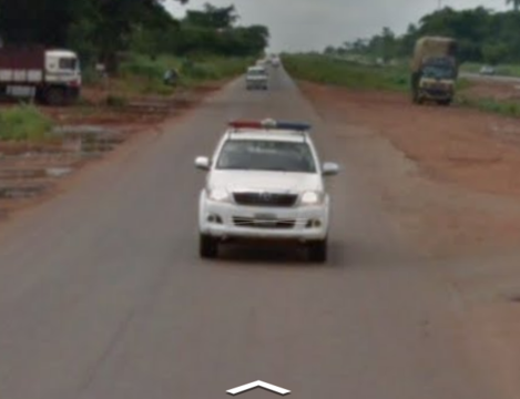 Nigeria police car