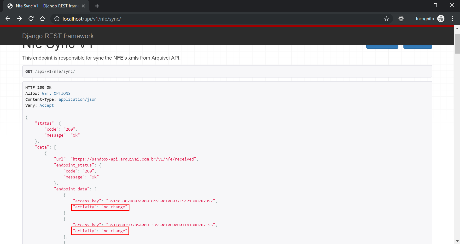 Database Empty