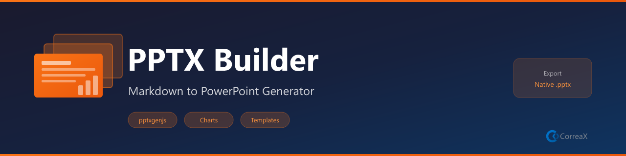 PPTX Builder Banner