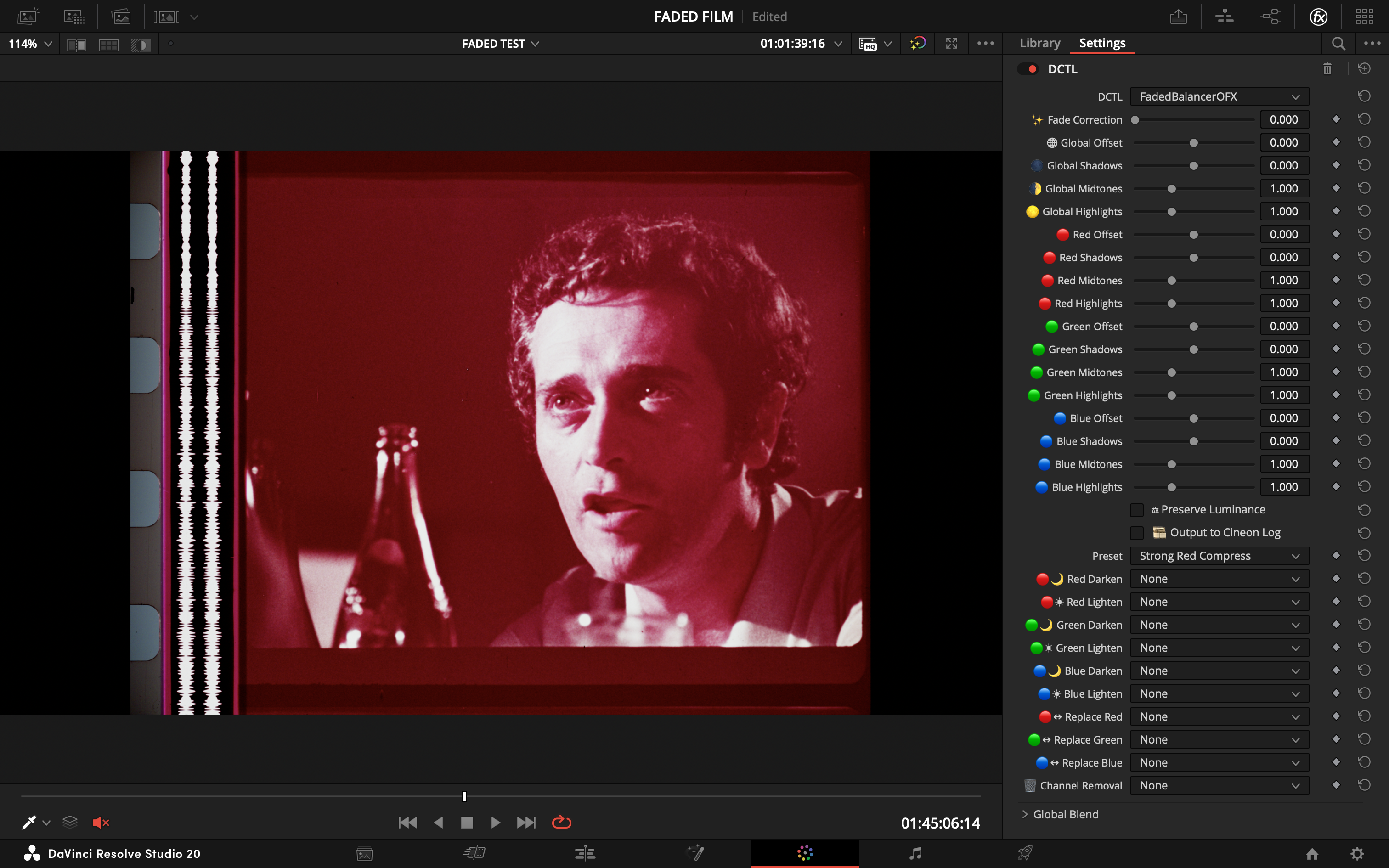 Strong Red Compress Before