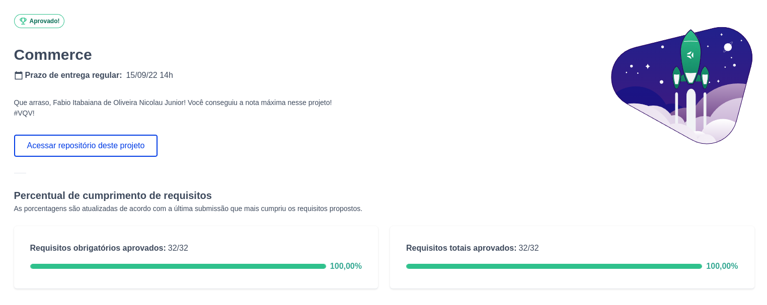 nota do projeto