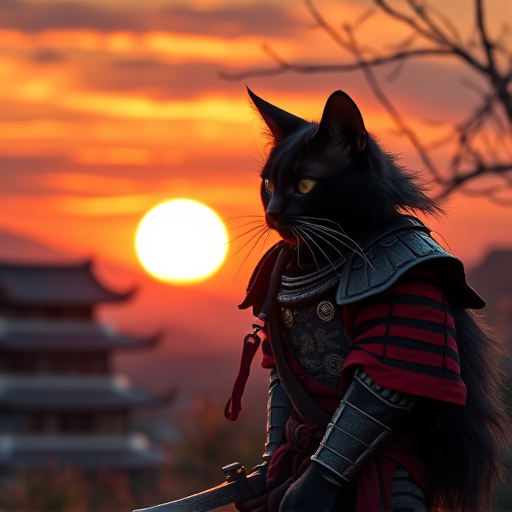 samurai cat