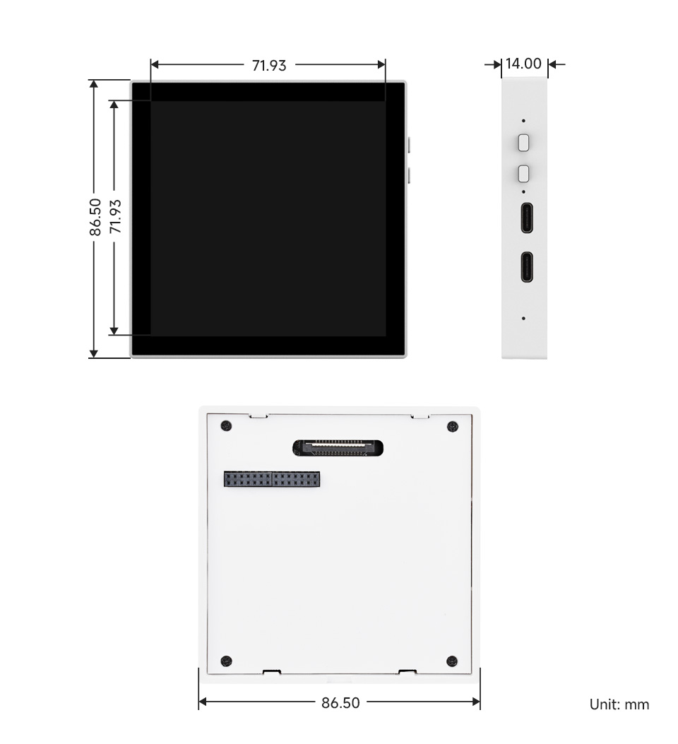 Board dimensions and layout