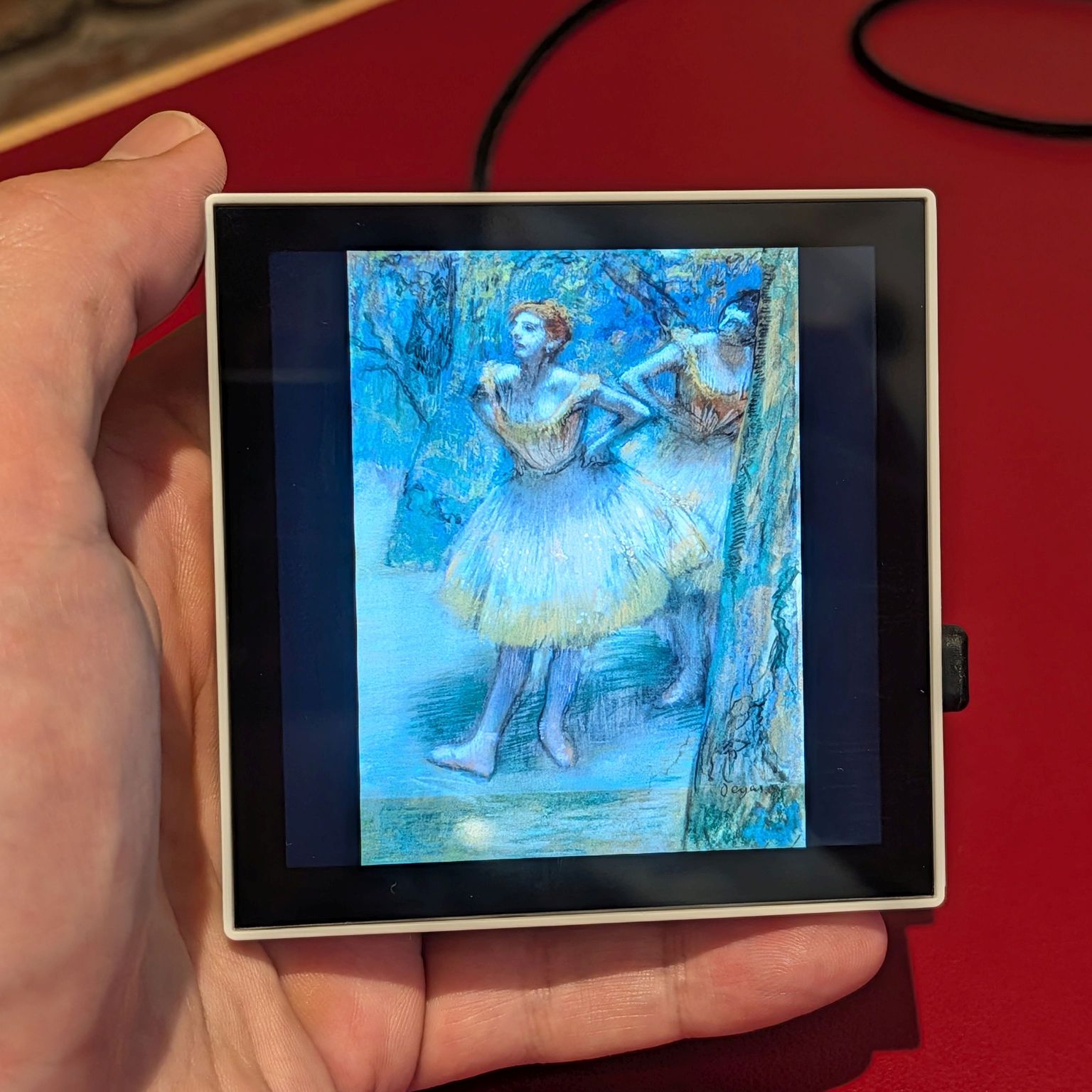 p3a displaying a museum artwork