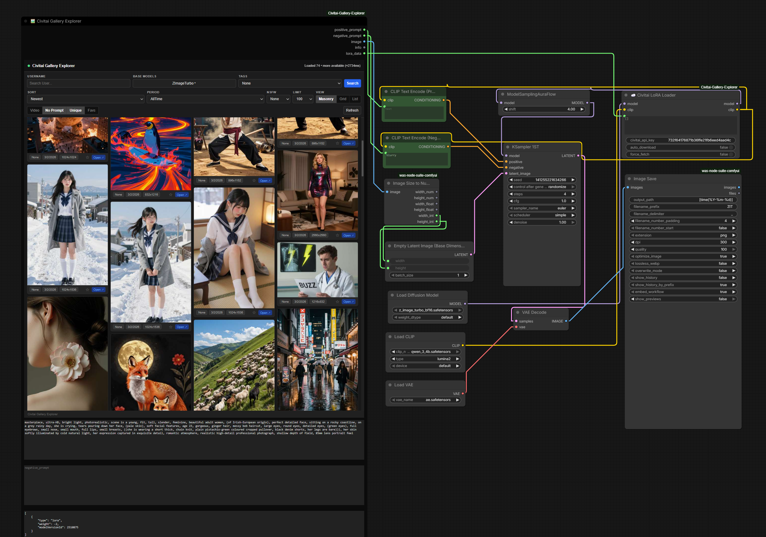 CivitAI Gallery Explorer Preview