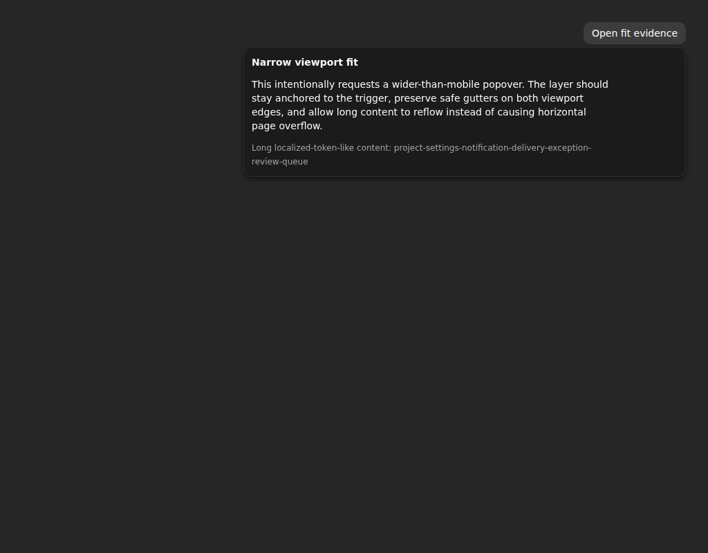Added — After visual regression frame