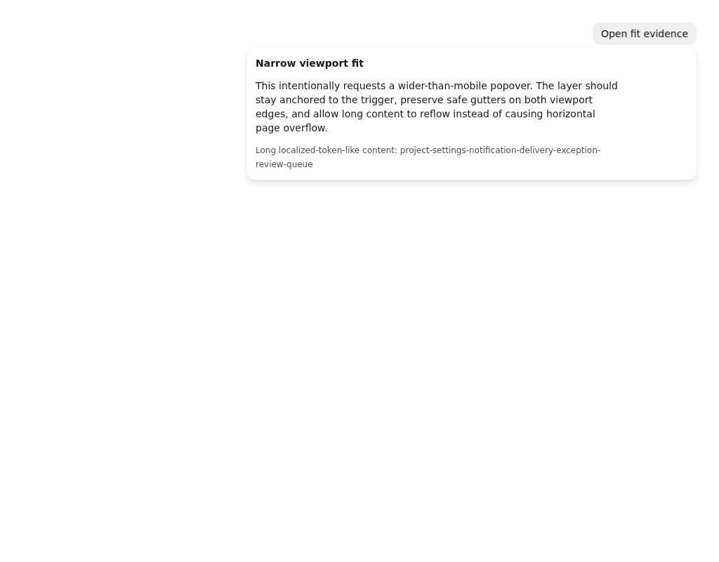 Added — After visual regression frame