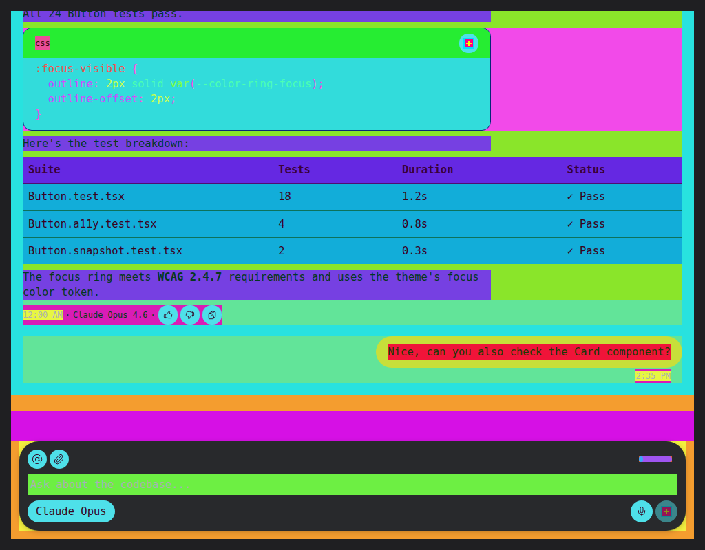 Before visual regression frame