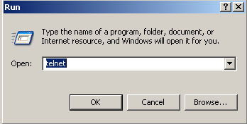 Start Telnet