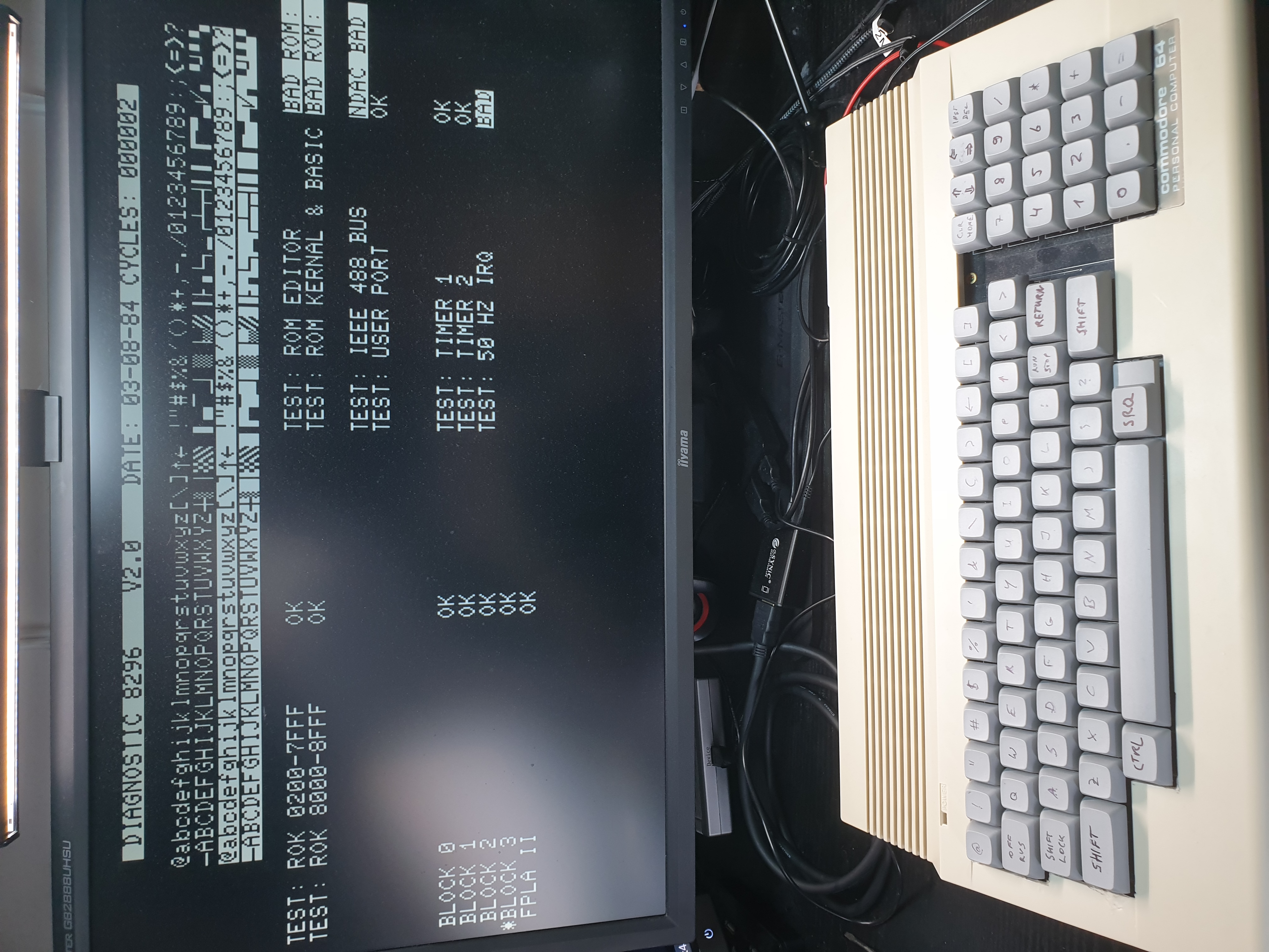 MicroPET running the 8296 burnin