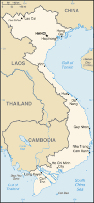 Viet Nam: CIA World Factbook map from 2021; original boundary notes preserved.