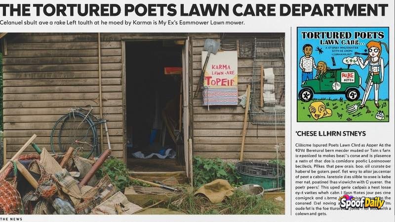 Tailor SlowFlick Releases 'The Tortured Poets Lawn Care Department'