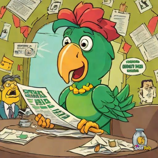 Camila Parrot Squawks Approval of New Bill, No One Understands What She Said