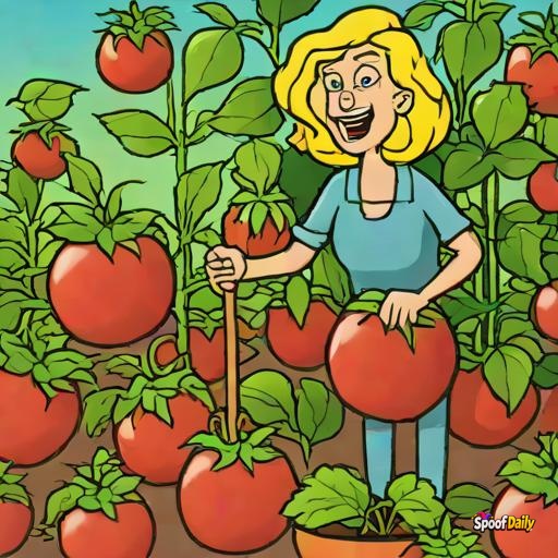 Jenny Flowrence Wins Gardening Competition With a Single Aggressive Tomato Plant
