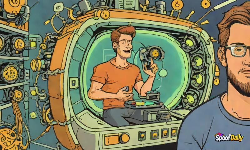 Tech Bro Invents Time Machine To Go Back And Tell Himself To Buy Bitcoin At $100