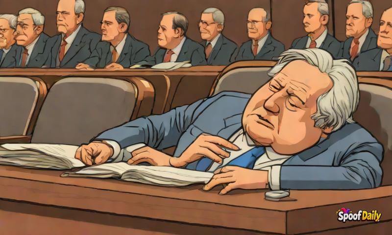 Prime Minister Caught Sleeping During Emergency Session, Claims He Was 'Strategically Resting His Eyes'