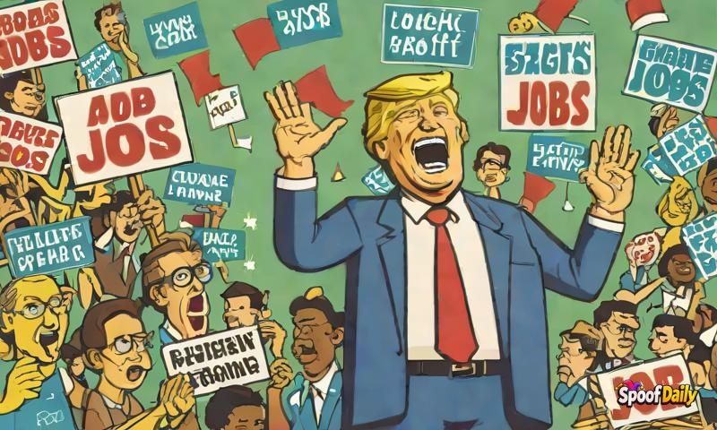 Presidential Candidate Promises To Bring Back Jobs, Accidentally Creates 47 Jobs Making Signs