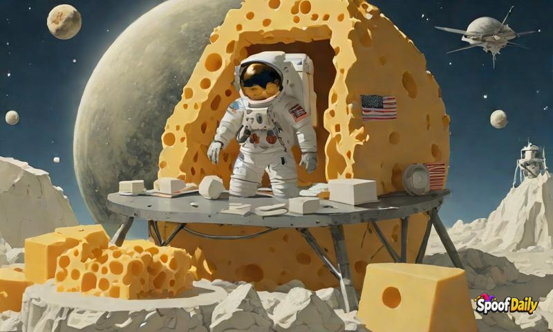 NASA Confirms Moon Is Actually Made Of Cheese, Blames 'Formatting Error' In Original Report