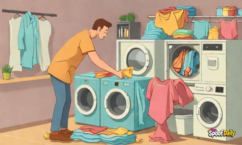 Man Invents Machine That Folds Laundry Automatically, Then Spends 47 Hours Watching It