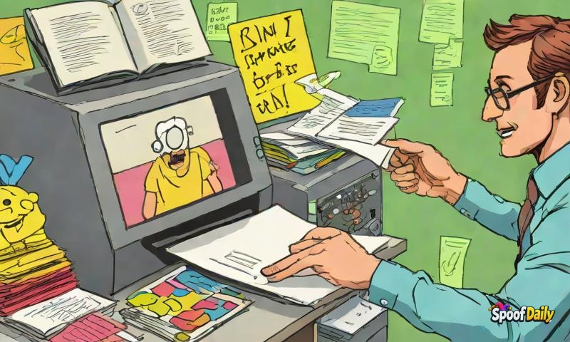 Man Invents 'Passive Aggressive Printer' That Prints Messages Judging Your Work