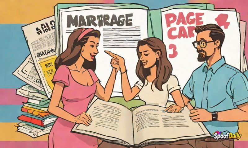 Couple Creates 'Marriage Contract' With 47 Pages Of Rules, Still Argues About Page 3 Subsection B